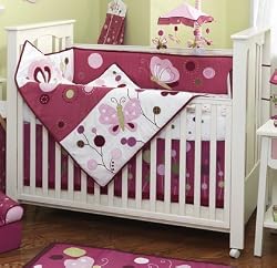 Lambs Ivy Raspberry Swirl 6-PC Set
