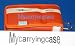 Video Games : Orange Airfoam Pouch for Nintendo DS Lite + NDSL Screen Protector + Pink Silicone Skin Case
