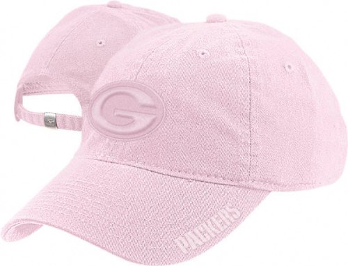 Green Bay Packers Women's Pink Carryover Adjustable Slouch Hat