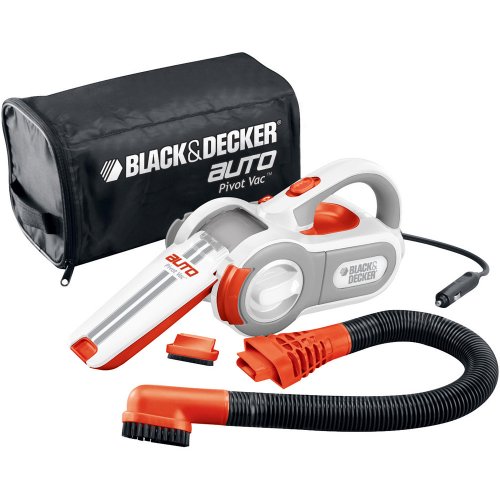 Black & Decker PAV1200W 12-Volt Cyclonic-Action Automotive Pivoting-Nose Handheld Vacuum Cleaner