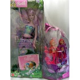 Click here to buy Barbie Fairytopia Sparkle Fairy (Purple) Plus Barbie Fairytopia Petal Pixies Fairies... by Barbie