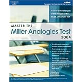master the miller analogies test 2004 arco master the miller analogies test