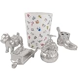 Monopoly 5 Piece Chrome Glazed Complete Bathroom Set