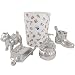 Monopoly 5 Piece Chrome Glazed Complete Bathroom Set