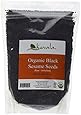 Kevala Organic Black Raw and Unhulled Sesame Seeds, 1 Pound
