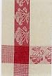 Waffle Weave 100% Cotton Red Cherry Dishtowel 18" X 28" Set / 6