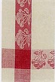 Waffle Weave 100% Cotton Red Cherry Dishtowel 18" X 28" Set / 6