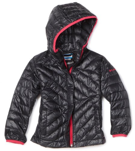 Columbia Girls 2-6x Powder Lite Jacket, Black, 4T