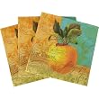 Six Pack Antiqua Ephemera Style Cocktail Napkins