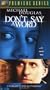 Don't Say a Word [VHS]