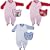 Luvable Friends Christmas Sleep N Play and Bib