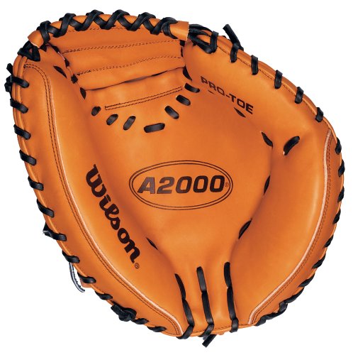 Wilson A2403 PUDGE Extended palm Catcher's Mitt (32.5-Inch, Right-Handed Throw) On Sale