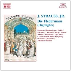 Joh. Strau�: Die Fledermaus (Highlights) (Aufnahme Bratislava 1991)