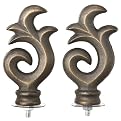 Rotollo Finial Set - Darjeeling Bronze
