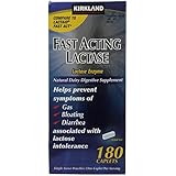 Kirkland Signature Fast Acting Lactase - 180 Caplets