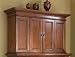 American Drew European Traditions Entertainment Deck in Distressed Rustic Cherry