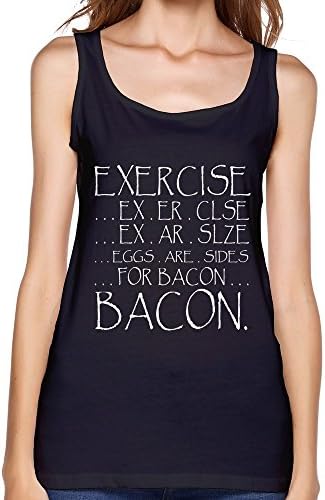 Undershirts Exercise Eggs Are Sides For Bacon Black Woman Customized S