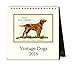 Cavallini Papers & Co CAL16-11 2016 Vintage Dogs Desk Calendar
