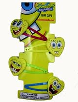 Spongebob Hair Clips - Nickelodeon Spongebob Squarepants Hair Snaps (8pcs Set)