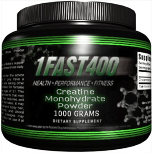 Childrens Toyshop  Sporting Goods : 1Fast400 Creatine Monohydrate Powder, 1000-Grams