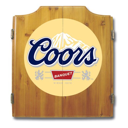 Buy Trademark Global Coors Dart Cabi Darts & Board by Trademark Global