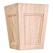 Mission Style 4.5 in. Bunn Foot (Maple)
