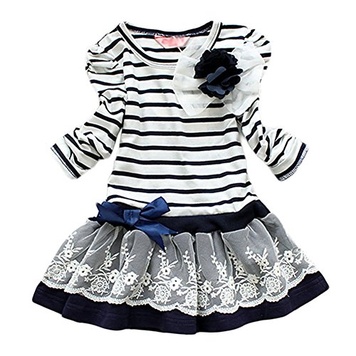 Metee Dresses Girls Bowknot Striped Tutu Dress Party Nigeria Ubuy