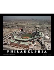 Home: Professionally Framed Mike Smith Philadelphia Phillies Citizens Bank Ballpark Sports Poster Print - 22x28 with RichAndFramous Black Wood Frame - Poster Revolution