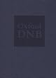 Oxford Dictionary of National Biography: Oxford Dictionary of National Biography Index of Contributors