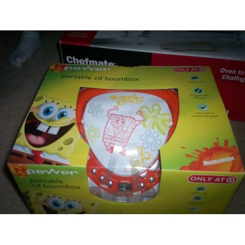 Nickelodeon Orange Spongebob CD Boombox
