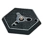 Manfrotto 030VHS- 14 Hexagonal Quick Release Plate with VHS Locating Pin 1/4-Inch - Replaces 3159