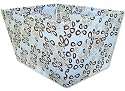 Trend Lab Willow Large Fabric Storage Bin, Teal