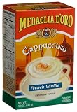Review Medaglia D' Oro  / Medaglia D' Oro French Vanilla Cappucino, Artificial Flavor, 5-Count Packets, 5.0-Ounce Packages (Pack of 12)