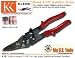 Tools & Hardware : MA70000 Klenk 9-1/2" LEFT CUT aviation snips, 1-1/4" cut