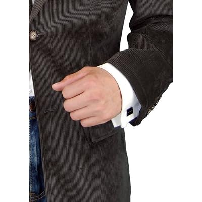 Executive 2-button Sport Coat Italian Velvet Corduroy Blazer Sportcoat Extra Soft Super 140's Fabric Brown