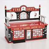 Firefighter Toy Box Bench