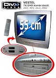 Zoom Produkt-Bild: Farbfernsehger&auml;t mit integriertem DVD DiVx Player