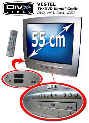 Farbfernsehgerät mit integriertem DVD DiVx Player
