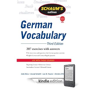 Schaum's Outline of German Vocabulary, 3ed (Kindle Edition)