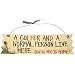 T�rschild aus Holz A GOLFER AND A NORMAL PERSON...