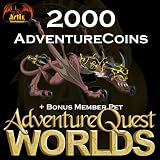 2,000 AdventureCoins Package: AdventureQuest Worlds [Game Connect]