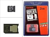 2GB Memory Card Memory Stick Micro M2 Sony Ericsson W350i incl. Pro Duo adapter