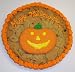 Gourmet Food : Scott's Cakes 1 lb. Chocolate Chip Cookie Cake with Pumpkin Cookie Orange Trim