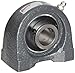 Browning VTBS-232S Pillow Block Ball Bearing, 2 Bolt, Setscrew Lock, Contact and Flinger Seal, Cast Iron, Inch, 2" Bore, 2-1/4" Base To Center Height