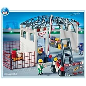 Playmobil Cargo Zone with Forklift by Playmobil