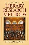 A Guide to Library Research Methods