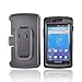 BLACK OEM Otterbox Hybrid Defender Case Holster Screen Protector For Samsung Captivate