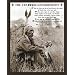 Ten Indian Comandments (Native American Sitting) Art Poster Print - 16" X 20"