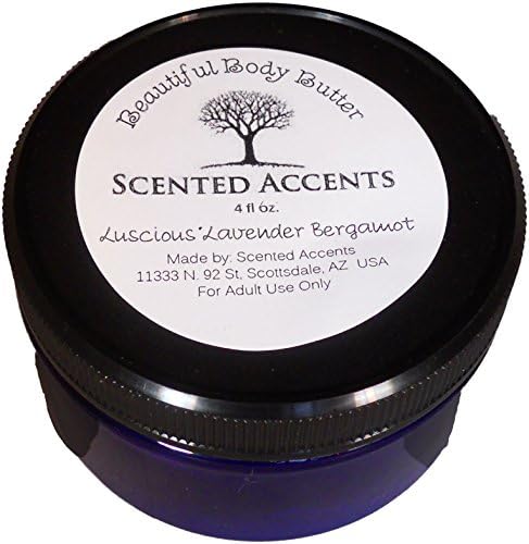 Essential Oil Beautiful Body Butter - Luscious Lavender Bergamot / Hand-Blended Essential Oil Butter