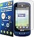 2x LG Xpression II 2 C410 Premium Anti-Glare Anti-Fingerprint Matte Finishing LCD Screen Protector Guard Shield Cover Kits. (GUARMOR Brand)